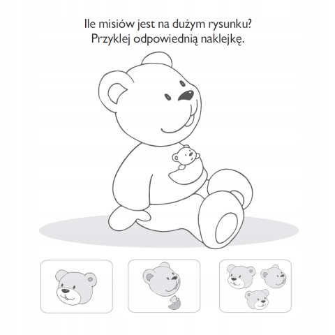 Kolorowanka malowanka dla dzieci Malowanie-doklejanie Zadania + Naklejki