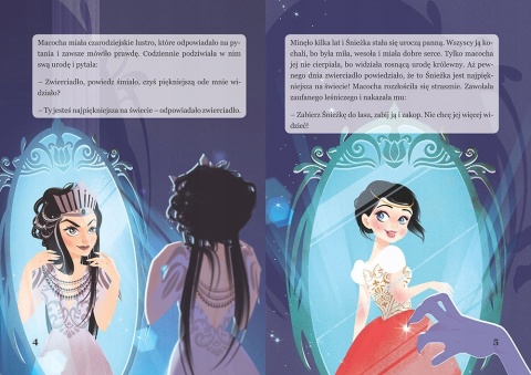 Królewna Śnieżka i siedmiu krasnoludków ilustrowana książka dla dzieci