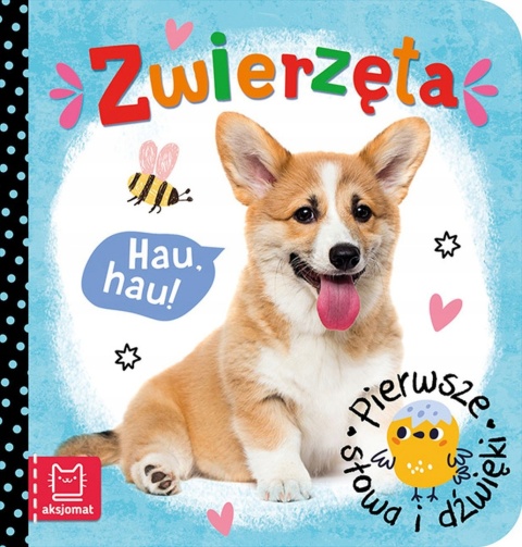 Pierwsze słowa i dźwięki Zwierzęta Książeczka Edukacyjna dla Dzieci