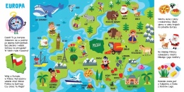 Podróże malucha Poznajemy kontynenty Książka edukacyjna dla dzieci