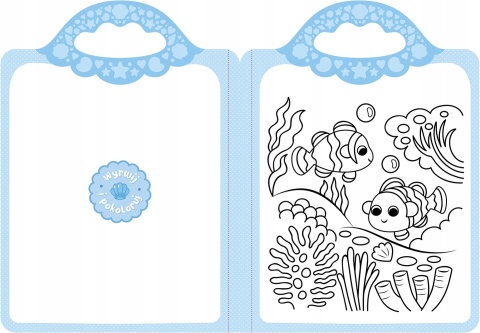 Podwodny Świat Malowanka Z Naklejkami Zaczarowana Kredka Kolorowanka