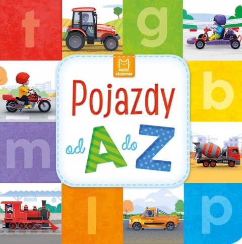 Pojazdy od A do Z Edukacyjna Książeczka Kartonowa dla dzieci