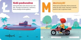 Pojazdy od A do Z Edukacyjna Książeczka Kartonowa dla dzieci