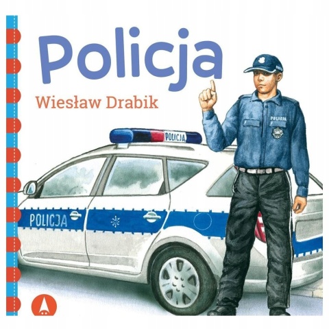 Policja Książeczkas kartonowa dla dzieci opowiadania dla dziecka