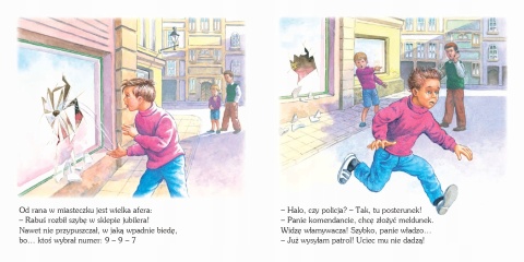 Policja Książeczkas kartonowa dla dzieci opowiadania dla dziecka