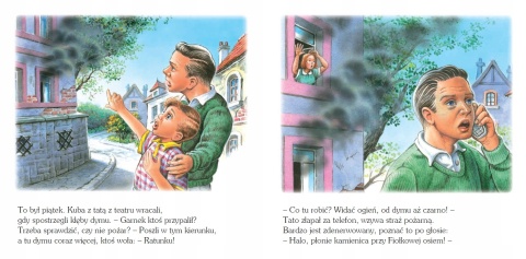 Straż pożarna Książeczka dla dzieci kartonowa opowiadania dla dziecka