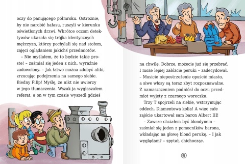 Trzy T na tropie Tajemnica niezwykłej kradzieży Książka opowiadania