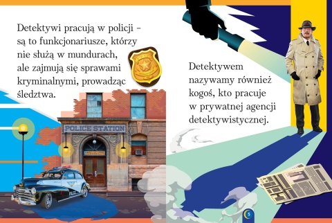 Wyrazy i zdania do nauki czytania Duże litery Detektywi i my Czytanka