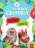 Wyrazy i zdania do nauki czytania Tajemnice przyrody zwierząt książeczka