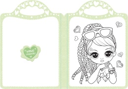 Zaczarowana kredka. Makijaże. Świat modelek. Kolorowanka Malowanka