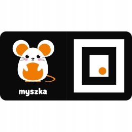 Zobacz, maluszku! Książeczka kontrastowa z autkiem dla dzieci edukacyjna