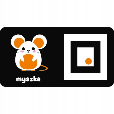 Zobacz, maluszku! Książeczka kontrastowa z autkiem dla dzieci edukacyjna