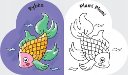 Zwierzątka Pierwsza kolorowanka z króliczkiem Malowanka dla dzieci