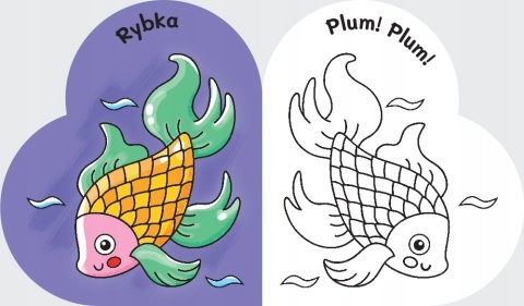 Zwierzątka Pierwsza kolorowanka z króliczkiem Malowanka dla dzieci