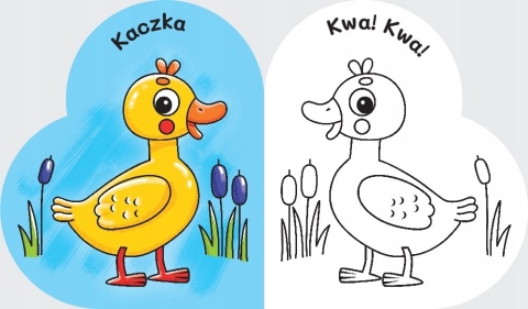 Zwierzątka Pierwsza kolorowanka z pieskiem Malowanka dla dzieci