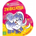 Zwierzątka Pierwsza kolorowanka ze słonikiem Malowanka dla dzieci