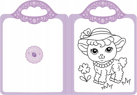 Zwierzęta Na Wsi Malowanka Z Naklejkami Zaczarowana Kredka Kolorowanka