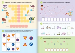 100 ciekawych zadań. Łamigłówki dla przedszkolaków. Od 6 lat krzyżówki