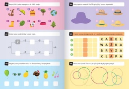 100 zadań - łamigłówki dla dzieci od 6 lat krzyżówki zadania labirynty