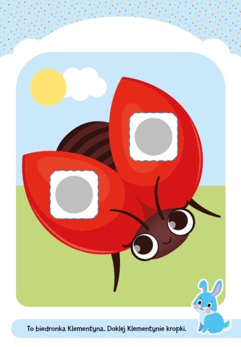 Akademia 2-latka z zajączkiem Milusiem Zadania Łamigłówki z naklejkami