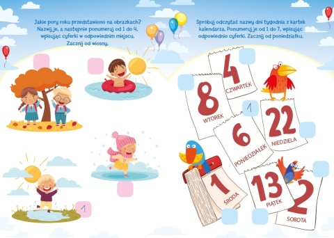 Akademia 6-latka zadania kolorowanka malowanka książka dla dzieci