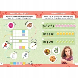 Baw się ortografią Krzyżówki 1-klasisty Książeczka edukacyjna dla dzieci