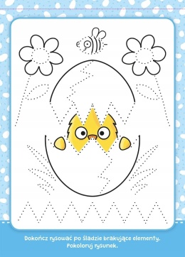 Edukacyjne malowanki przedszkolaka Rysuję zwierzęta Kolorowanka Malowanka