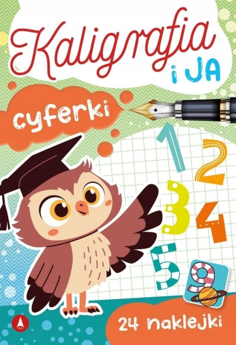 Kaligrafia z uśmiechem Cyferki książeczka książkaa dla dzieci do nauki