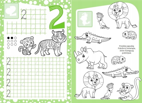 Kaligrafia z uśmiechem Cyferki książeczka książkaa dla dzieci do nauki