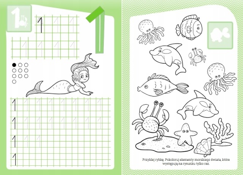 Kaligrafia z uśmiechem Cyferki książeczka książkaa dla dzieci do nauki