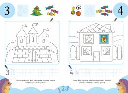 Kaligrafia z uśmiechem Cyferki książkaa dla dzieci nauka cyfr