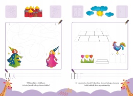 Kaligrafia z uśmiechem Szlaczki książeczka książkaa dla dzieci do nauki