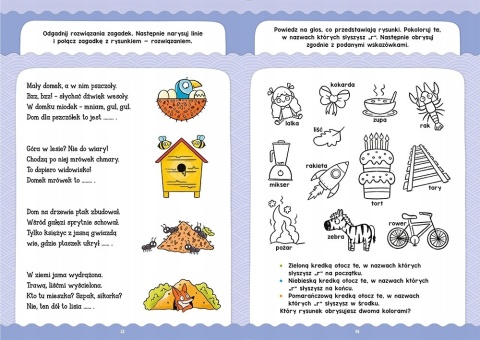 Kolorowanki i zabawy logopedyczne Ćwiczenia utrwalające poprawną wymowę