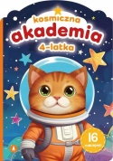 Kosmiczna akademia 4 lat Zadania ćwiczenia dla dzieci łąmigłówki + naklejki