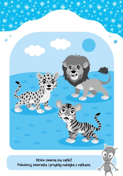 Kosmiczna akademia 5 lat Zadania ćwiczenia dla dzieci łąmigłówki + naklejki