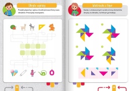 Księga łamigłówek od 6 lat. Labirynty, krzyżówki, szyfrogramy