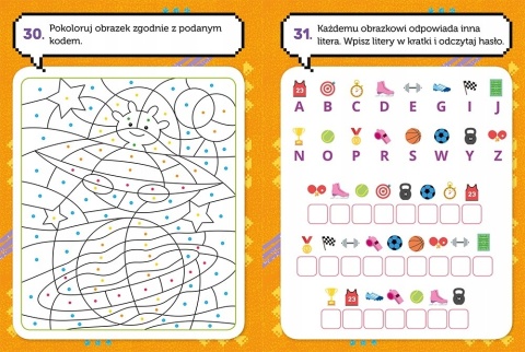 Łamigłówki bystrzaka Książeczka z małpką Labirynty Zadania Dla dzieci 6+