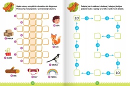 Łamigłówki i krzyżówki. Ciekawe zadania dla przedszkolaków Labirynty 6+