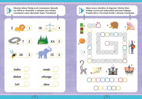 Łamigłówki i zabawy logopedyczne. Zadania wspomagające poprawną wymowę