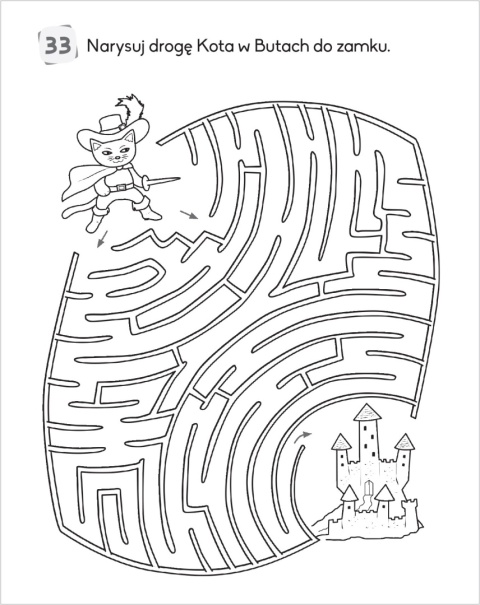 Łamigłówki z ołówkiem 7+ Krzyżówki Labirynty Zadania książeczka dla dzieci