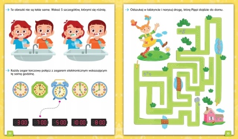 Łamigłówki z wesołym borsukiem Zadania Labirynty Książka dla dzieci