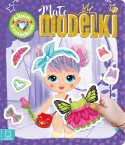 Małe modelki Album z naklejkami Książeczka kreatywna aktywizująca Naklejki