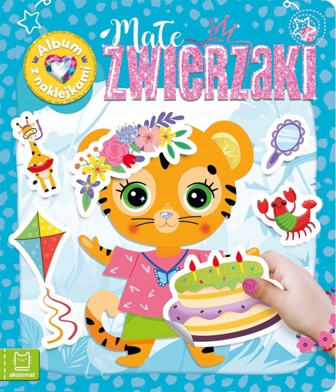 Małe zwierzaki Album z naklejkami Książęczka kreatywna Aktywizująca