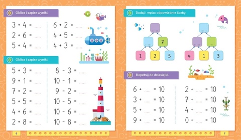 Matematyka z pisakiem Uczę się sprawnie liczyć Klasa 1 Zadania Matematyczne