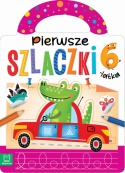 Pierwsze szlaczki 6-latka zadania labirynty książka książeczka dla dzieci