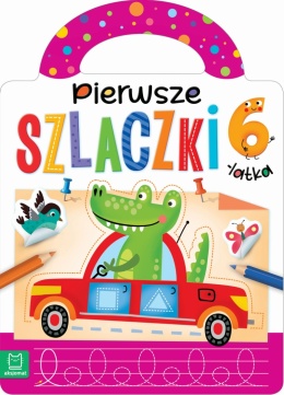 Pierwsze szlaczki 6-latka zadania labirynty książka książeczka dla dzieci
