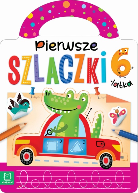 Pierwsze szlaczki 6-latka zadania labirynty książka książeczka dla dzieci