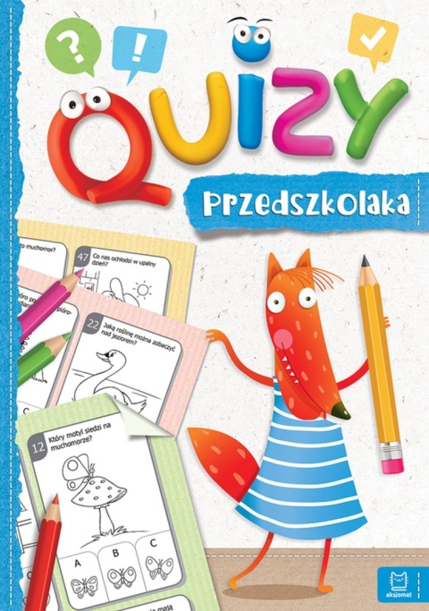 Quizy przedszkolaka. Niebieskie Zadania Łamigłówki Książki dla dzieci