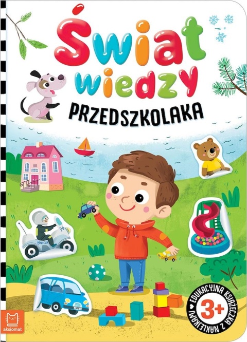 Świat wiedzy przedszkolaka Edukacyjna książeczka z naklejkami 3+