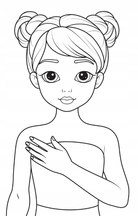 TOP Modelki Album dla zakręconej stylistki Kolorowanka Malowanka dla dzieci